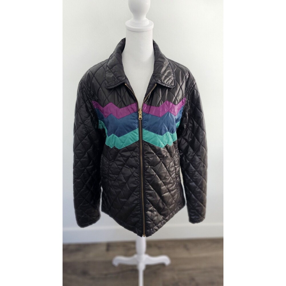 Vintage R. Newbold Reversible Puffer Quilted StyleJacket Women’s Medium
